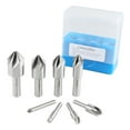 thumbnail image 1 of Accusize 82 Deg 6 Flute HSS Machine Countersinks, 8 Pc Set, 0206-1018, 1 of 14