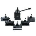 thumbnail image 1 of Accusize Ca Style Professional Wedge Type Quick Change Tool Post Set with 6 Pcs Tool Post Holders, for 14-20'' Swing, 0251-0444, 1 of 12