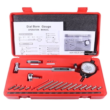 HFS 1" Dial Indicator – 0.0005" Graduation – High Precision Lathe Tool – 1/4" Hole – Model 16587