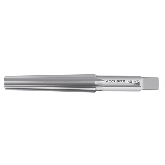 Accusize H.S.S. Morse Taper Finishing Reamer, MT2, 2802-0002