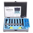 thumbnail image 1 of Accusize Industrial Tools 1/2'' Shank 7 Pc Indexable Carbide Turning Tool Set with 10 Extra Carbide Inserts in Fitted Box, 2387-2004PLUS, 1 of 11
