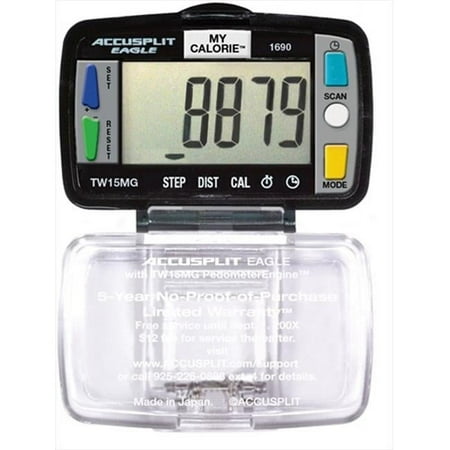 Accusplit AE1690 Eagle Steps Distance and Calories Pedometer