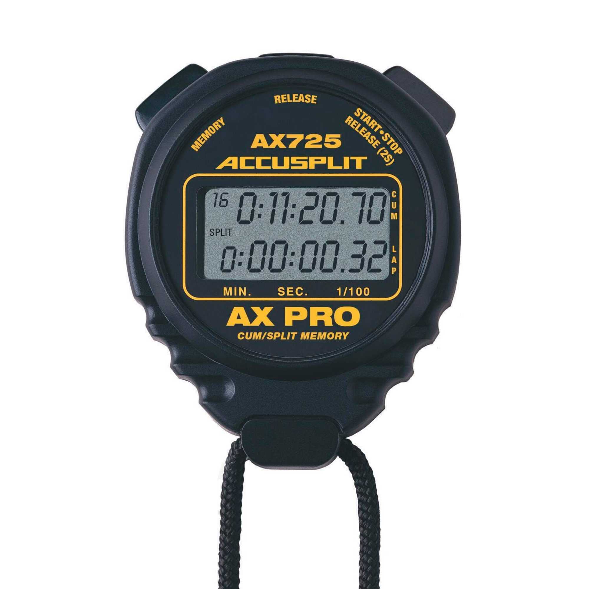Accusplit AX725 Series Stopwatch, Black - image 1 of 2