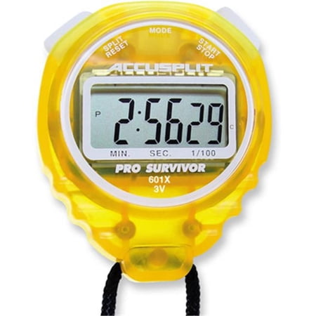 Accusplit Pro Survivor Stopwatch with Lemon Case