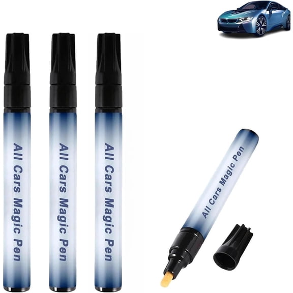 Accustomedtoit Magic Car Scratch Removal Pen, Car Paint Scratch Remover Pen, Instant Paint Repair & Shine