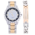 thumbnail image 1 of Accutime Analog Mens Watch Set w Matching Bracelet in Silver and Gold Model# MAC8078WM, 1 of 5