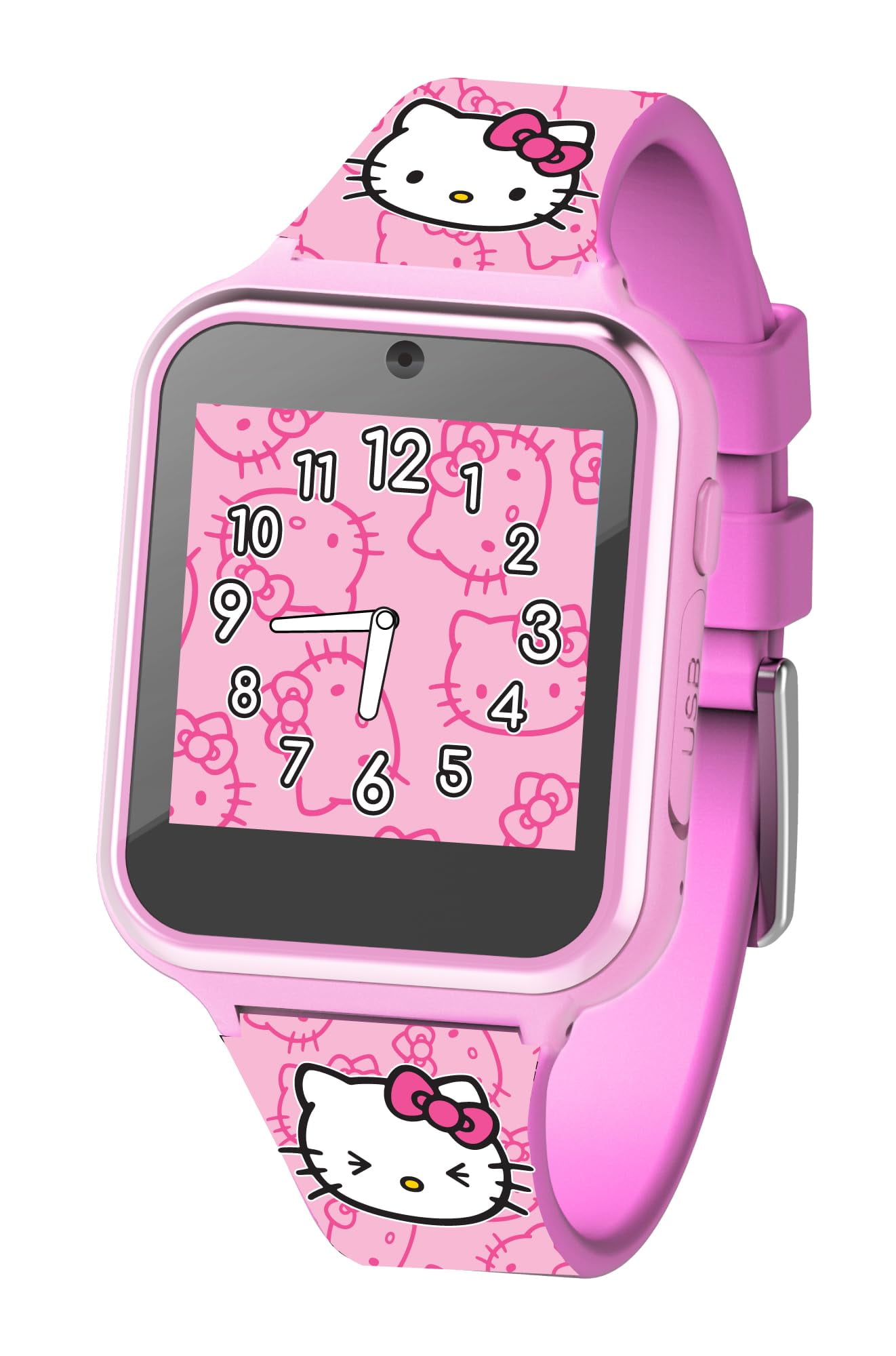 Accutime Hello Kitty Kids Smart Watch 40mm Pink Plastic Case Accutime Hello Kitty Kids Smart Watch 40mm Pink Plastic Case