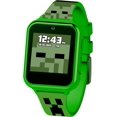 Accutime Minecraft Kids Green Educational Learning Touchscreen Smart