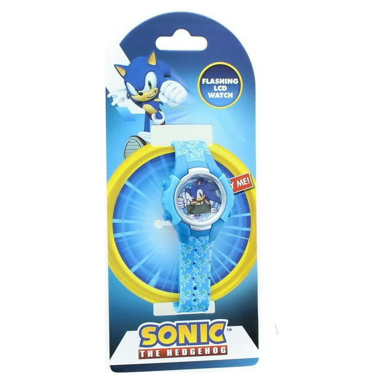 Accutime Watch AWC 46947 C Sonic the Hedgehog Flashing Light LCD Kids Watch