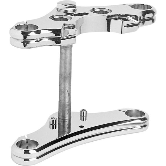Accutronix 39mm Raked Chrome Triple Tree Conversion Kit (TWD39-EHLCK2)