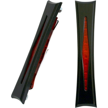 Accutronix Diamond Black Bag Lights w/Red LED (BL01-IB)