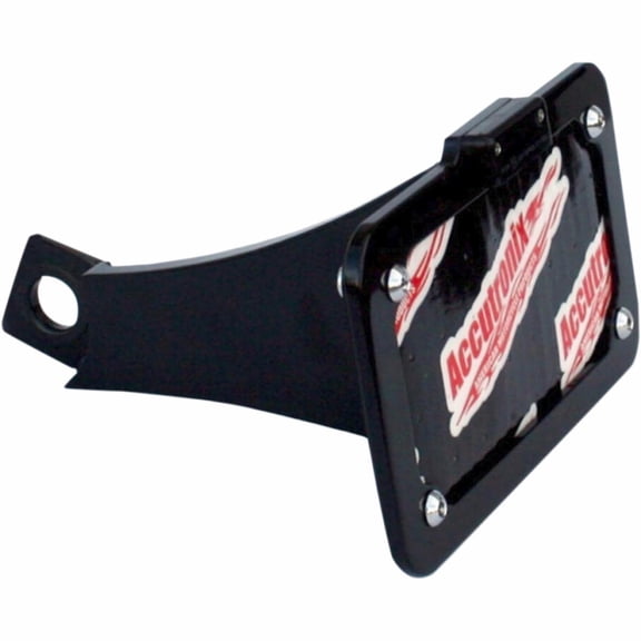 Accutronix LPF092HV-B Side Mount License Plate - Black