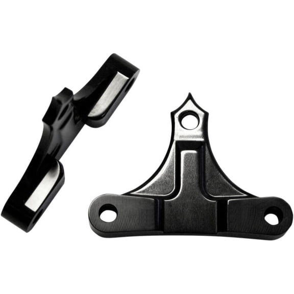 Accutronix TFS49-NF5/8B .625in. Hot Legs/Bagger Legs Spacer for 6in. Wide Fender - Black