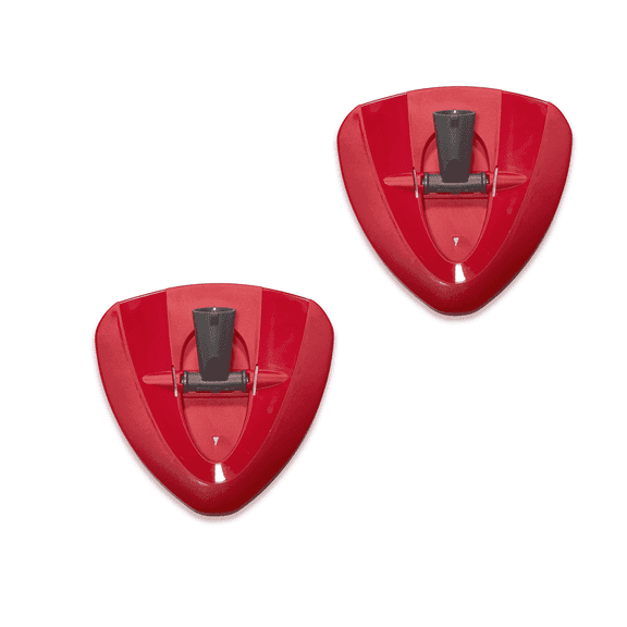 Acdanc 2 Pcs Mop Base Part Spin Mop Accessory Parts For O-Cedar Mop 2-Tank System Plastic Mop Base Replacement Kit Red