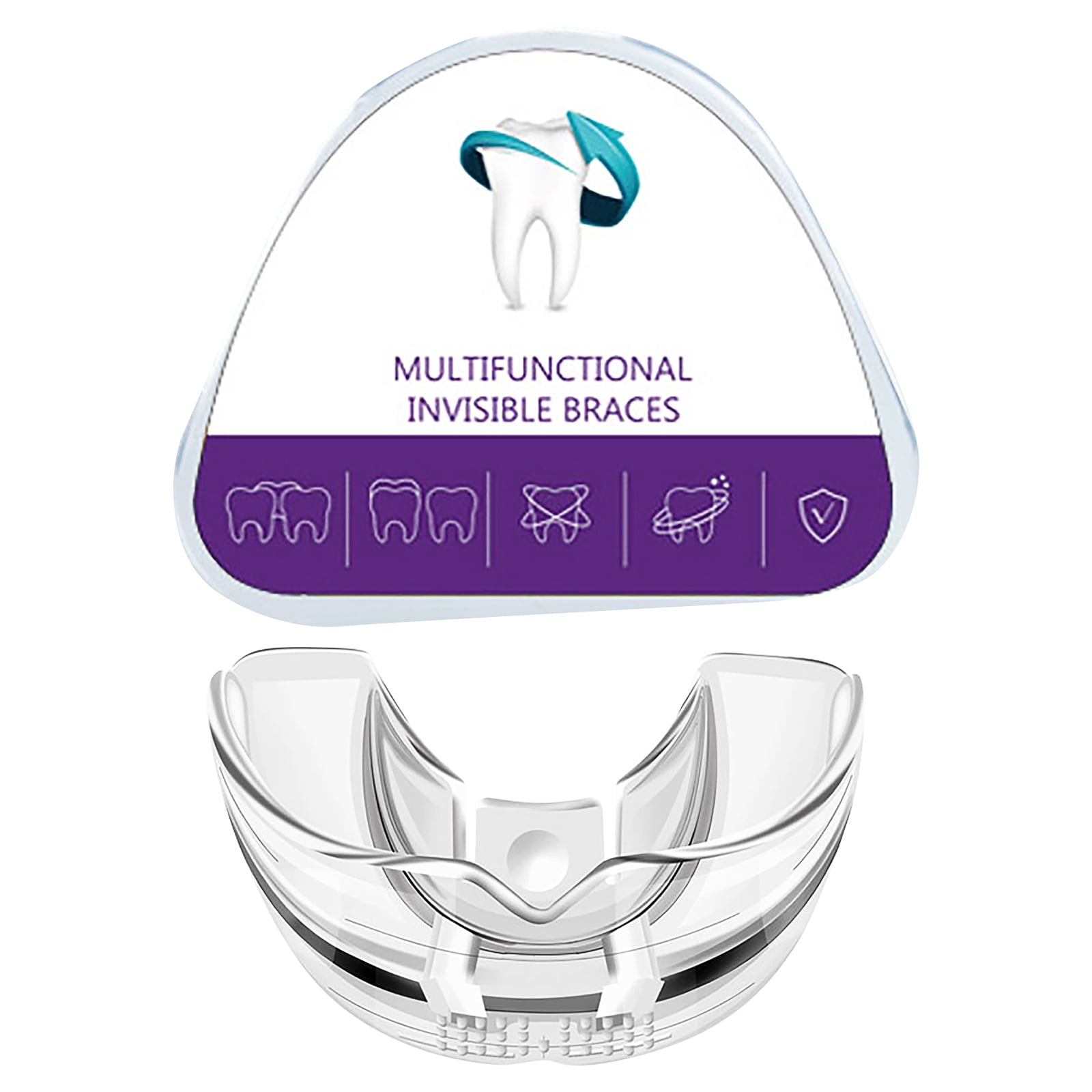 Acdanc Bite Guard for Teeth Clenching Nighttime Transparent Teeth