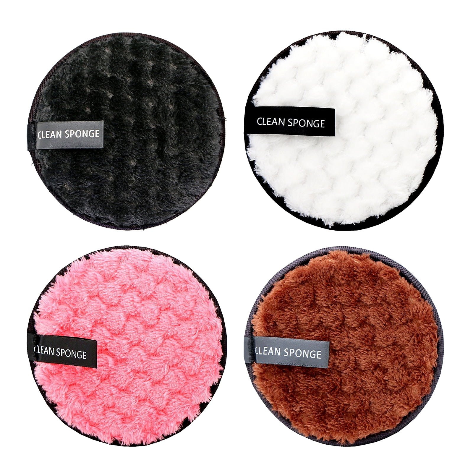 TELOLY Acdanc Cotton Rounds Reusable Makeup Remover Towels Eco Friendly Facial Cleaning Round,4Pack