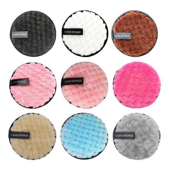 Acdanc Cotton Rounds Reusable Makeup Remover Towels Soft Cotton Pads for Face,9 Packs