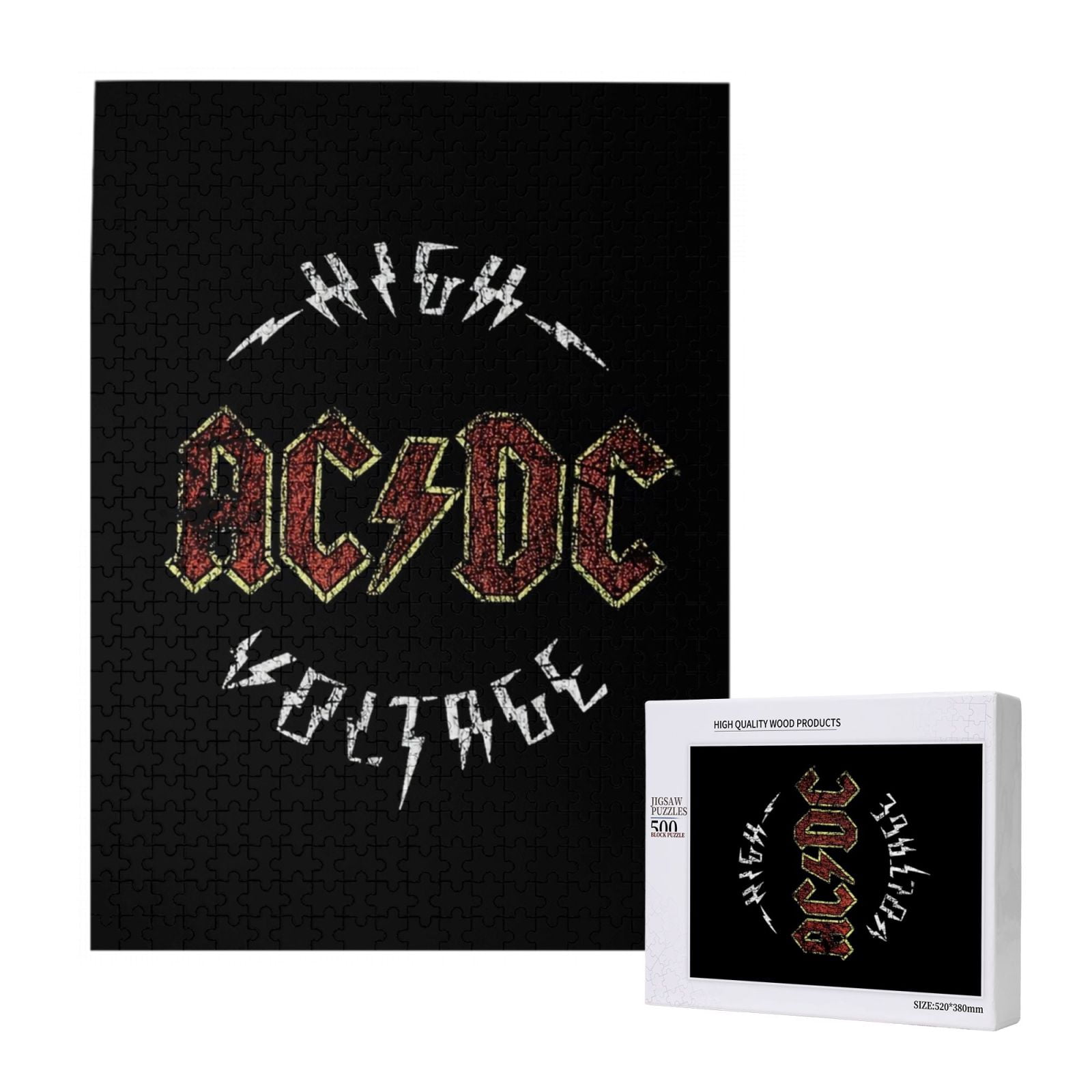Acdc Anime Puzzles Boys Girls Teens 300/500/1000 Piece Wooden Collage ...