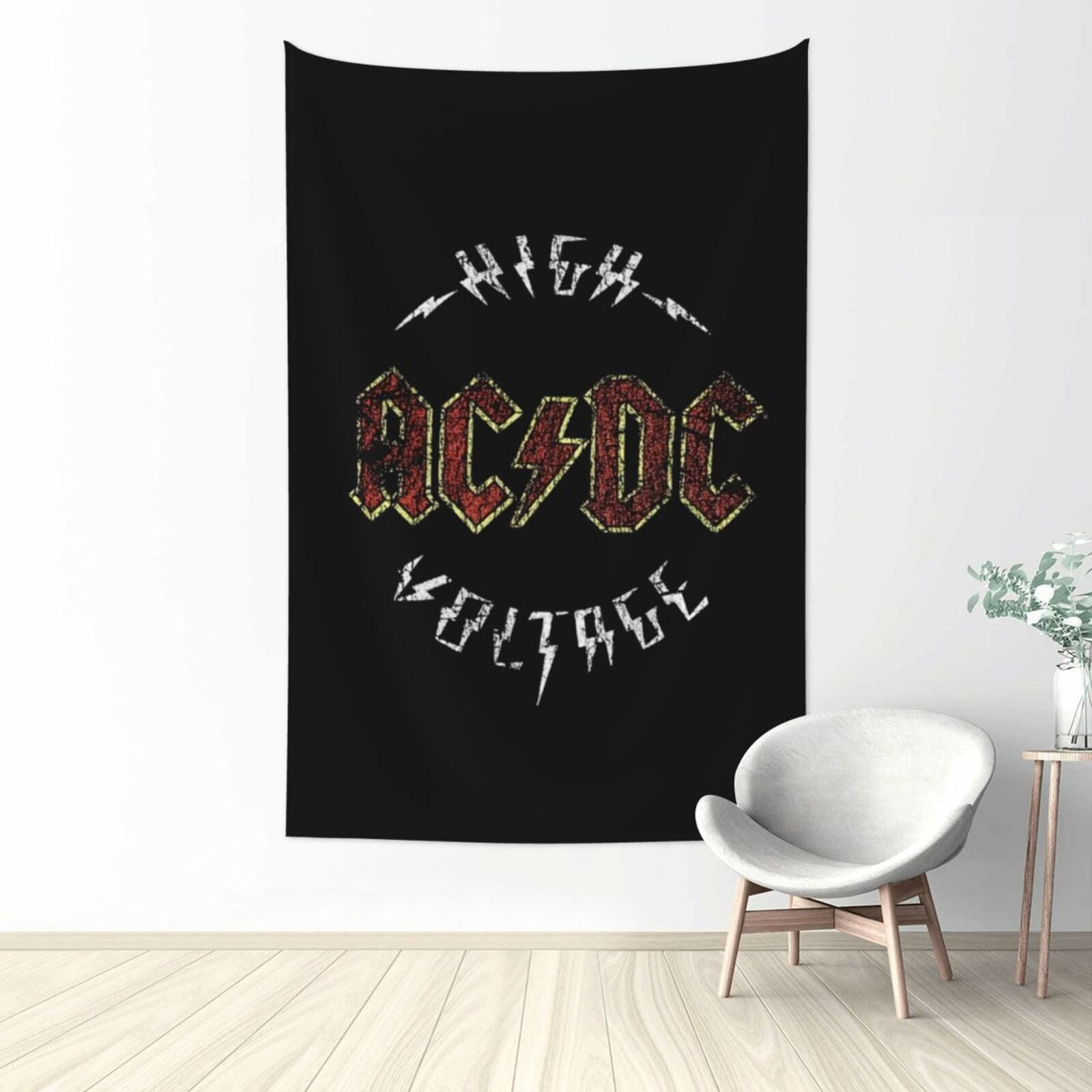 Acdc Bedroom Tapestry, King Size, Wall Hanging, Wall Decor, College ...