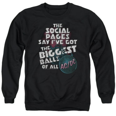 Acdc - Big Balls - Crewneck Sweatshirt - Large