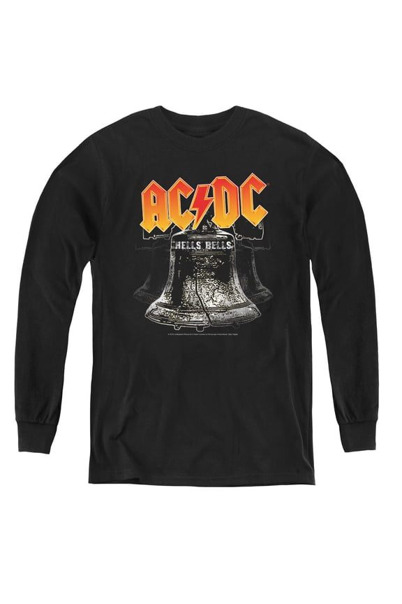 Acdc - Hells Bells - Youth Long Sleeve Shirt - Small