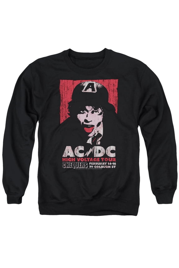 Acdc - High Voltage Live 1975 - Crewneck Sweatshirt - Medium