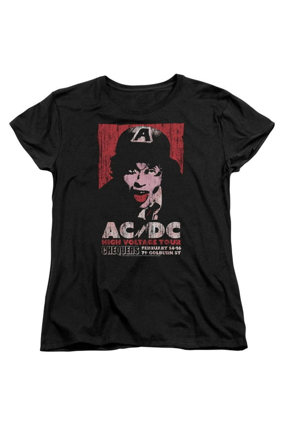 Acdc - High Voltage Live 1975 - Women's Short Sleeve Shirt - Medium