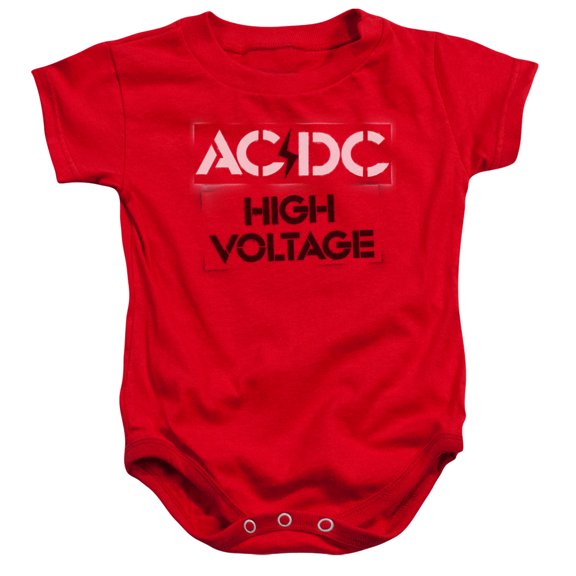 Acdc - High Voltage Stencil - Infant Snapsuit - 18 Month