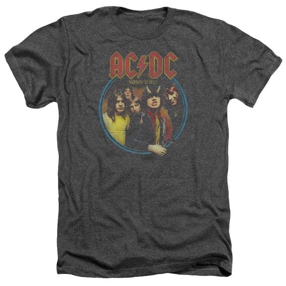 Acdc - Highway To Hell - Heather Short Sleeve Shirt - XXX-Large