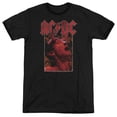 thumbnail image 1 of Acdc Horns Adult Heather Ringer Shirt (Black, Medium), 1 of 2
