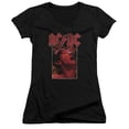 thumbnail image 1 of Acdc - Horns - Juniors Cap Sleeve V-Neck Shirt - XX-Large, 1 of 2