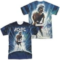 thumbnail image 1 of ACDC Lightning Unisex Adult Sublimated Costume T Shirt (Front/Back), Small Multicolor, 1 of 2