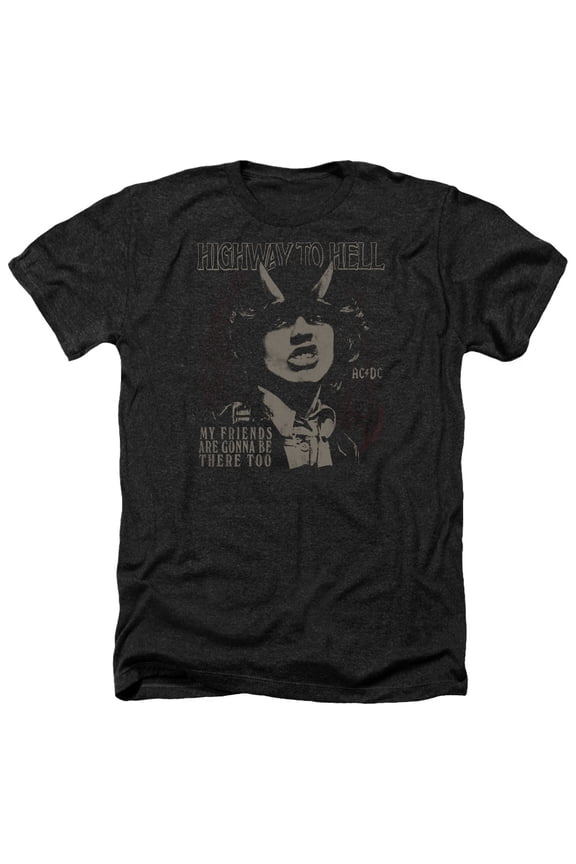 Acdc - My Friends - Heather Short Sleeve Shirt - Small