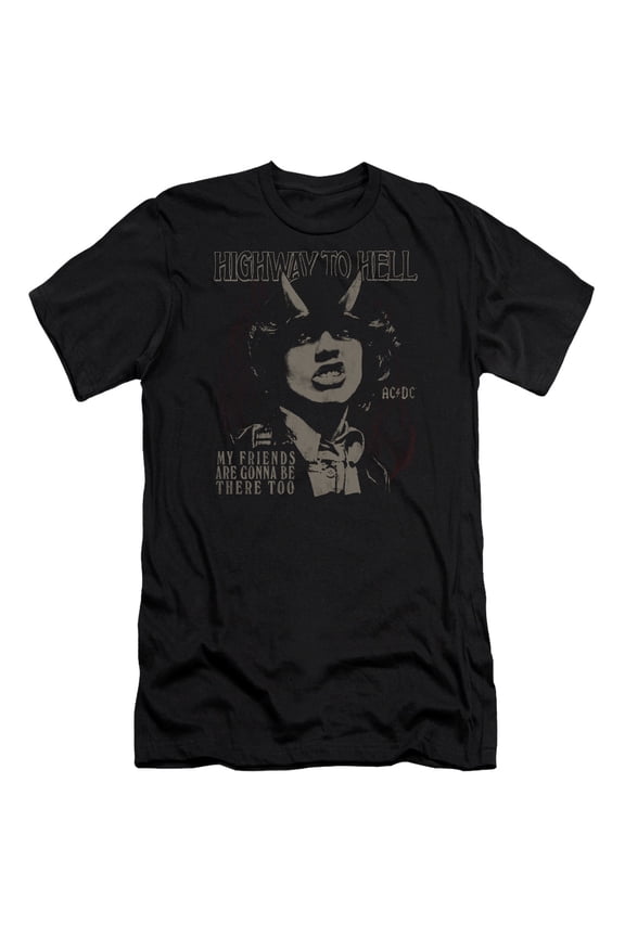 Acdc - My Friends - Premium Slim Fit Short Sleeve Shirt - Medium