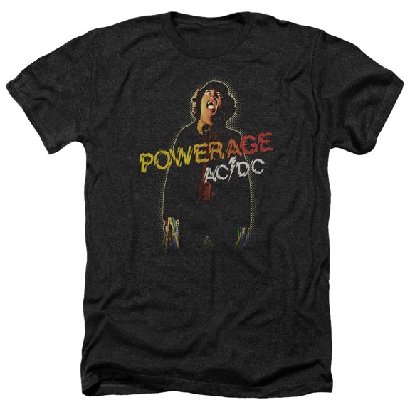 Acdc - Powerage - Heather Short Sleeve Shirt - XXX-Large