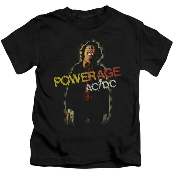 Little Boys' AC/DC Powerage Childrens T-shirt 6 Black