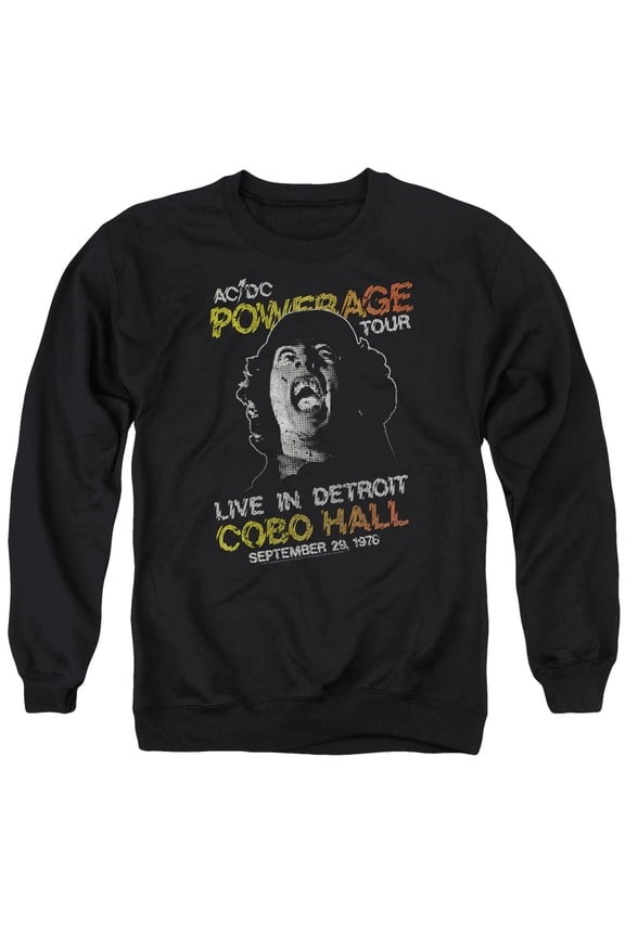 Acdc - Powerage Tour - Crewneck Sweatshirt - Large