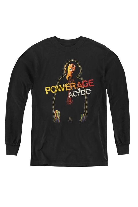 Acdc - Powerage - Youth Long Sleeve Shirt - Small