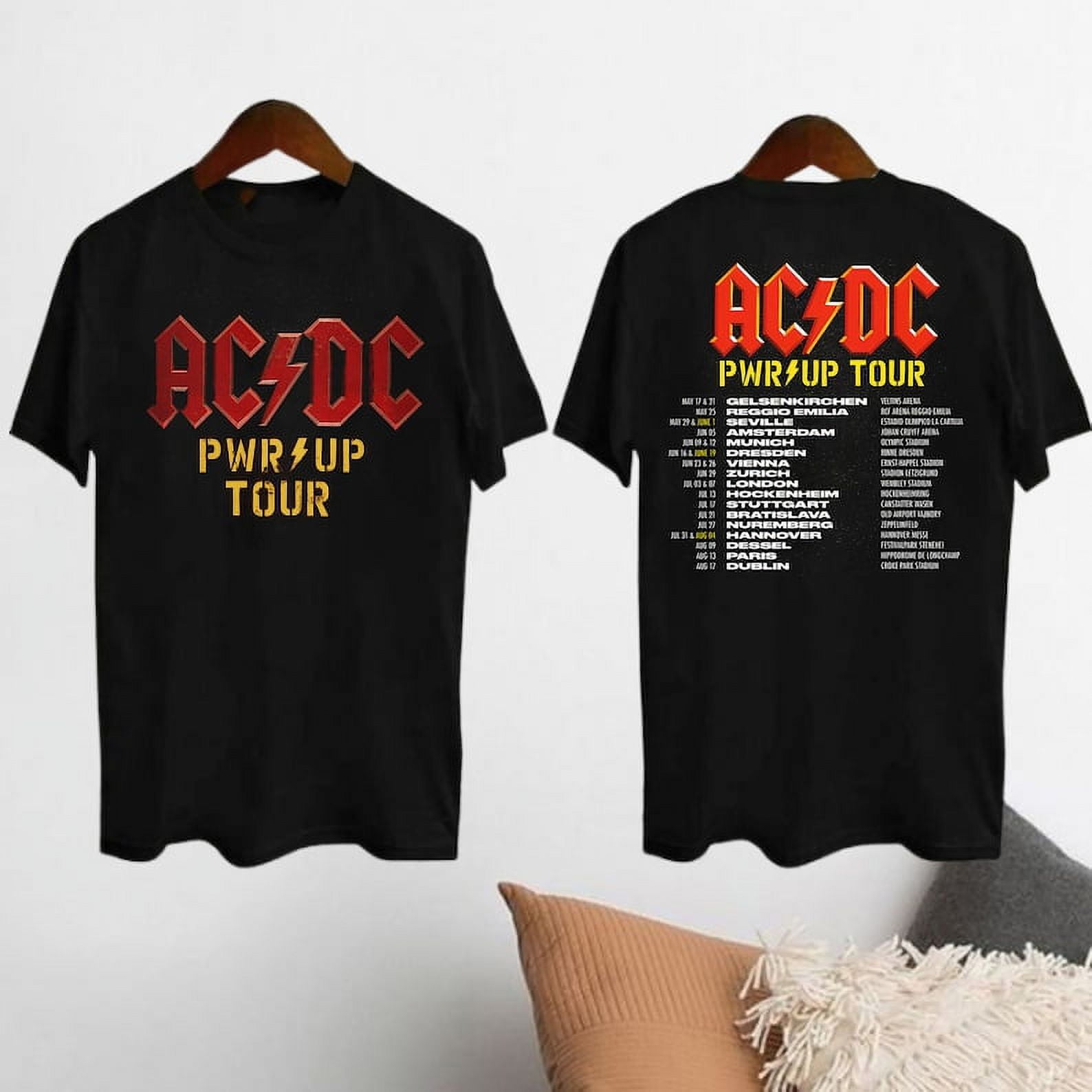 Acdc Rock Band Shirt, ACDC Pwr Up Tour 2024 Shirt, ACDC Tour 2024 Shirt