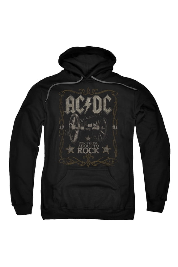 Acdc - Rock Label - Pull-Over Hoodie - Large