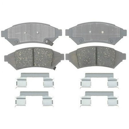 Acdelco 14D1000CH Ceramic Front Disc Brake Pad Set With Hardware