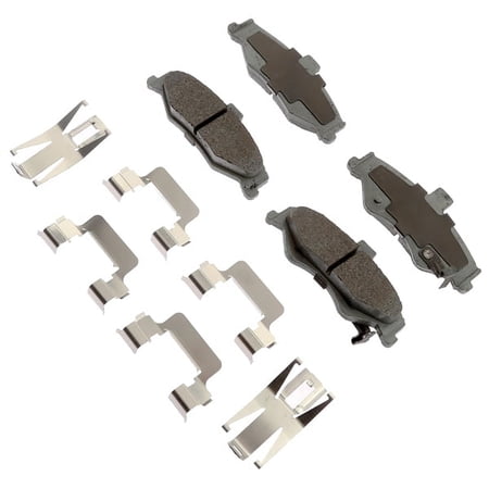 ACDelco Gold Performance Ceramic Brake Pad Set, w/ Hardware Fits select: 1998-2002 CHEVROLET CAMARO, 1998-2002 PONTIAC FIREBIRD