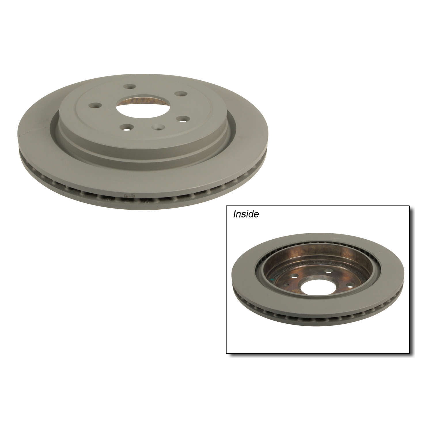 Set Of 2 ACDelco 177-1224 Rear Disc Brake Rotor For Buick