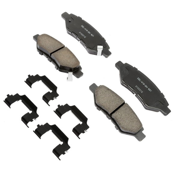 Acdelco 17D1337CHF1 Disc Brake Pad Bonded, Ceramic, Revised F1 Part