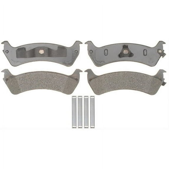 Acdelco 17D667AMH Disc Brake Pad Set Rear, Bonded, Semi Metallic, With