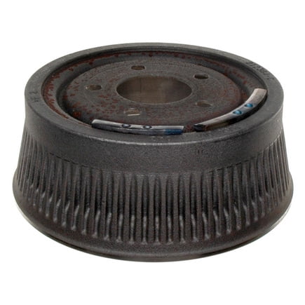 Acdelco 18B203 Brake Drum Rear, Turned, Cast Iron, Regular, Finned