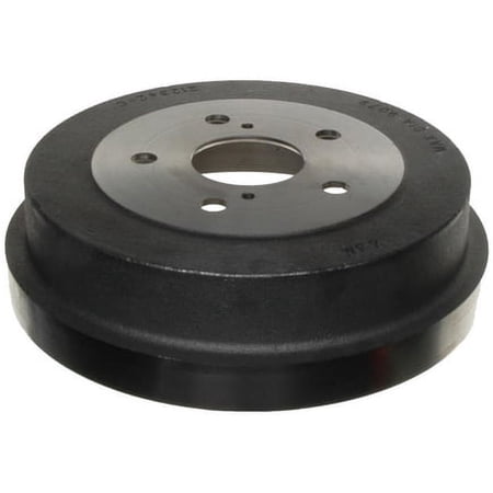Acdelco 18B274 Brake Drum Rear, Turned, Cast Iron, Regular, Plain Cooling