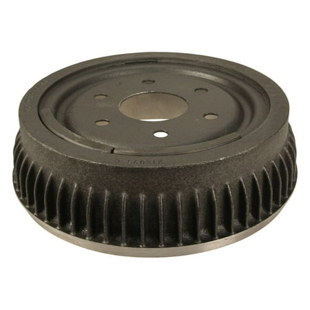 Acdelco 18B275 Brake Drum Rear, Turned, Cast Iron, Regular, Finned