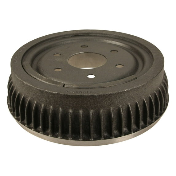 Acdelco 18B275 Brake Drum Rear, Turned, Cast Iron, Regular, Finned