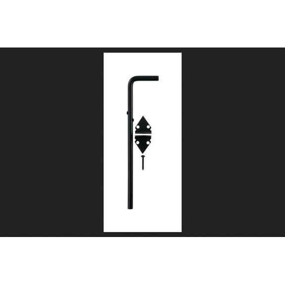 CANE BOLT 1/2X12" BLK [Misc.]